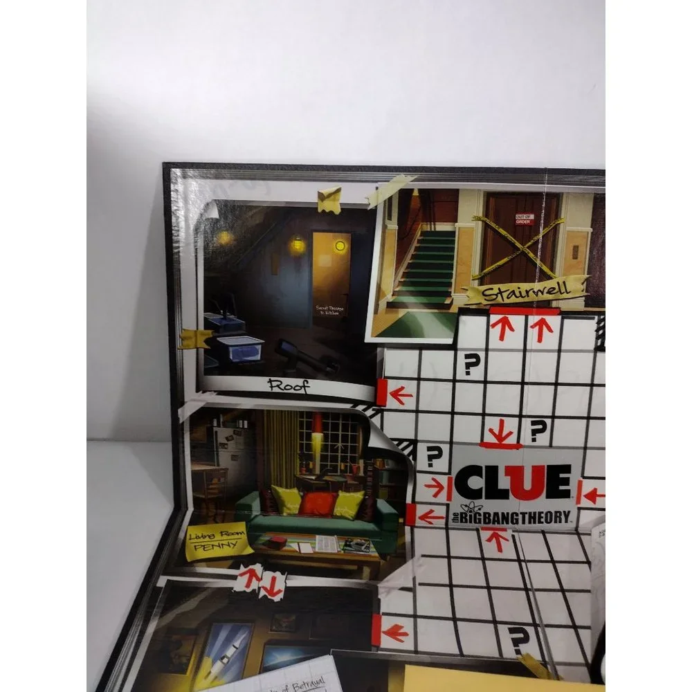 Clue The Big Bang Theory Edition Hasbro 2013 Mystery Board Game Complete